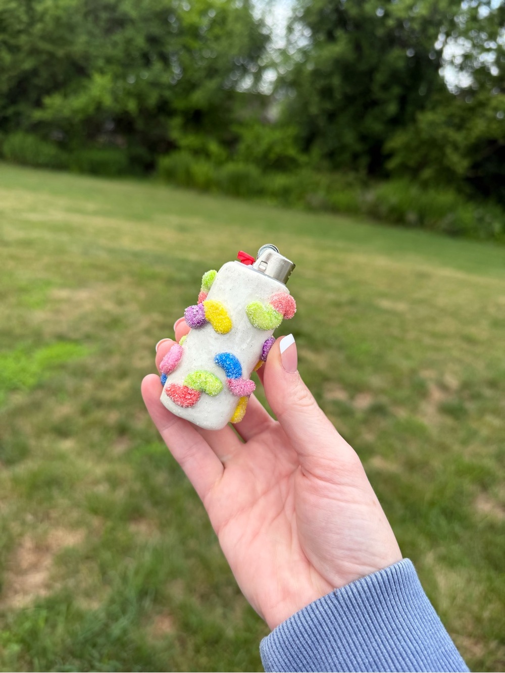 Sour Gummy Worm Lighter Sleeve